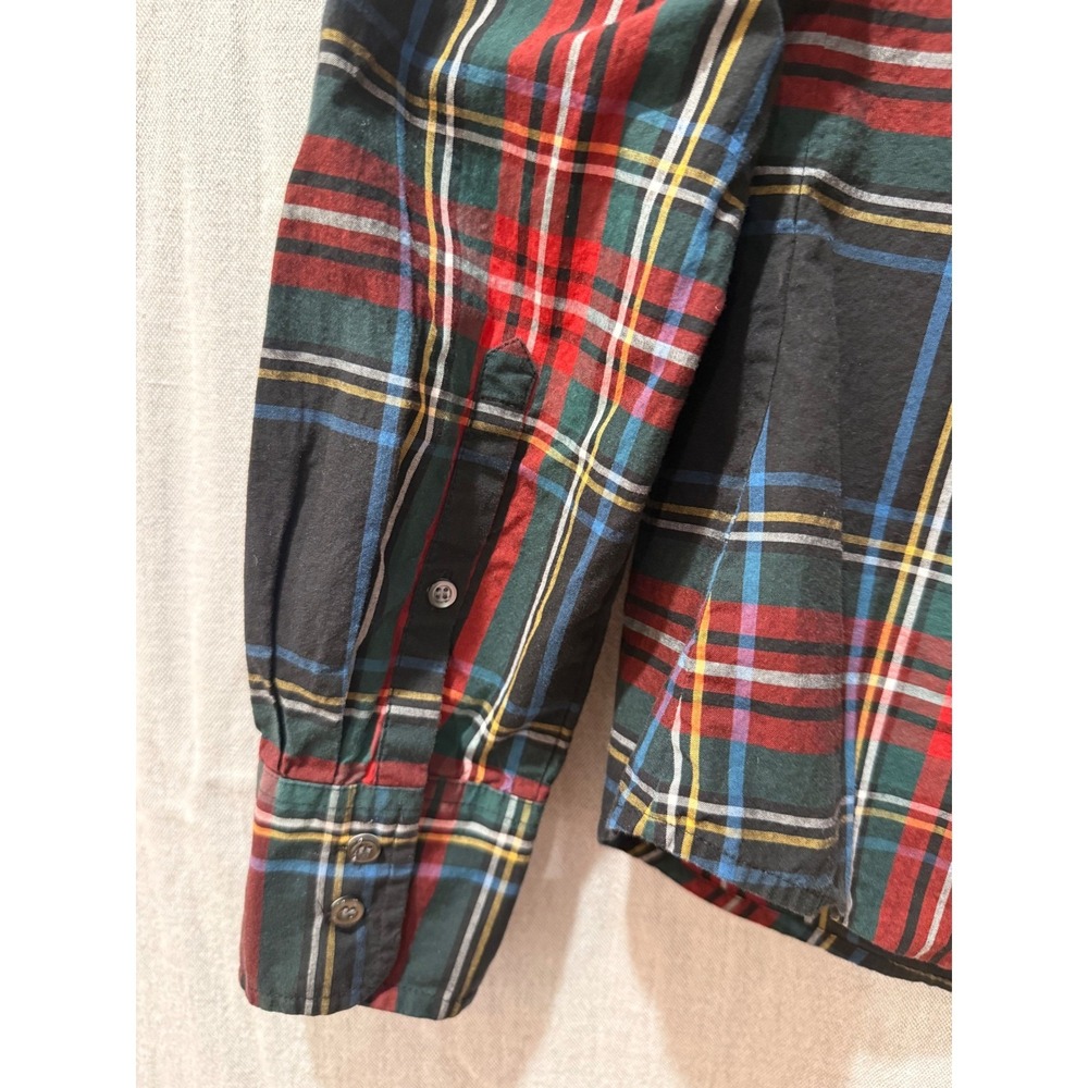 J.Crew Womens Shirt Stewart Plaid Tartan Red Green Preppy Academia Heritage/8 - Picture 9 of 9